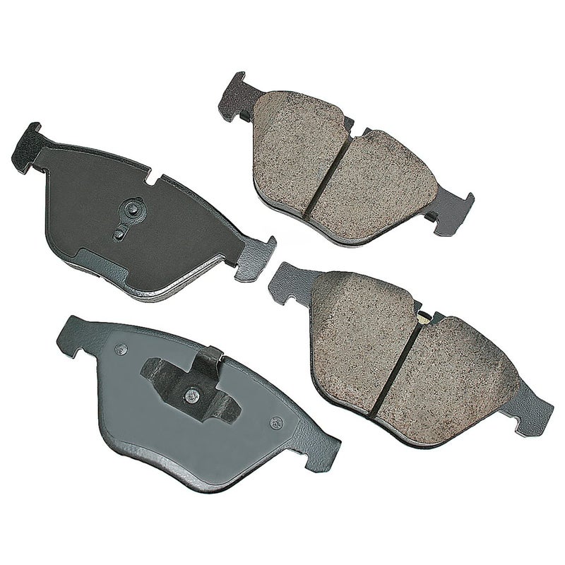 Akebono EUR918A Euro Ultra Premium Ceramic Disc Brake Pad Kit, GREY